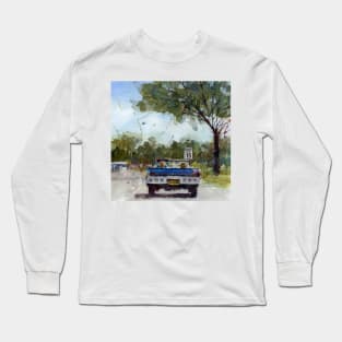 Impala Chevy Convertible Long Sleeve T-Shirt